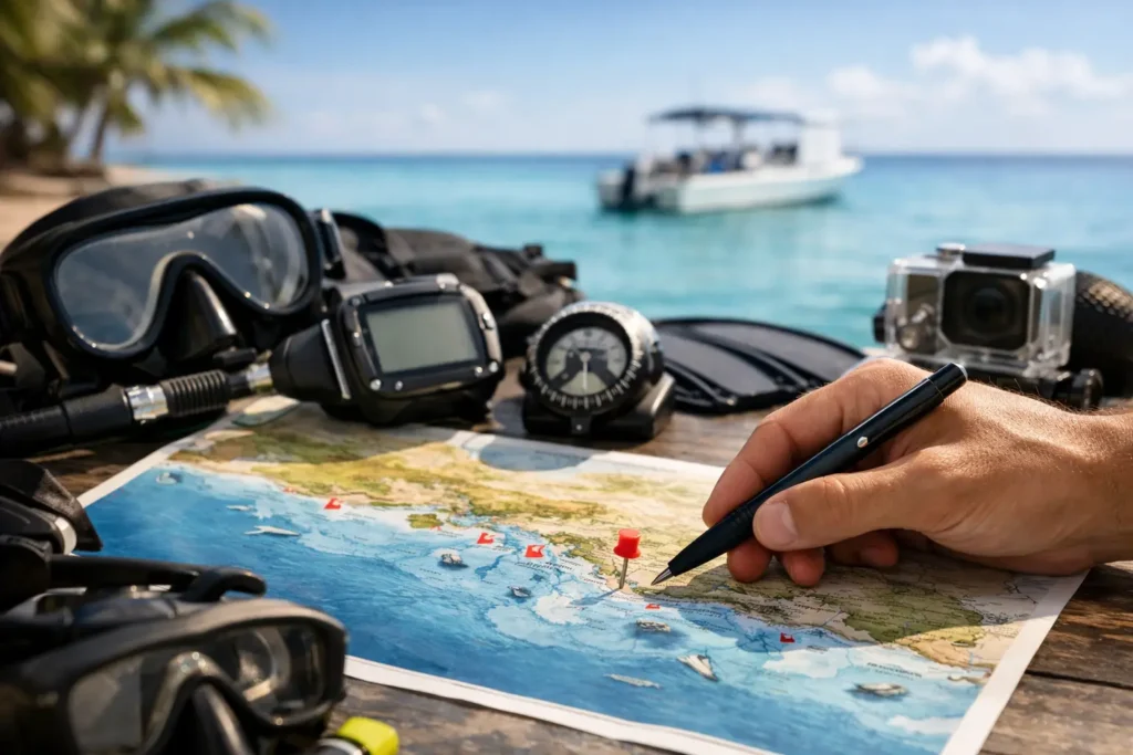 Bayahibe Dive Sites Map for Better Dive Planning