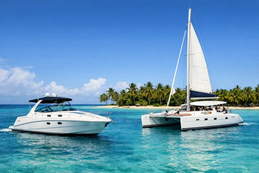 Private Boat Versus Catamaran for Saona Island