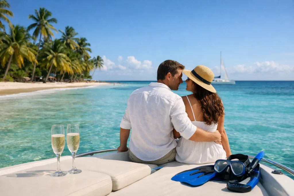 A Romantic Saona Day Trip Example for Two